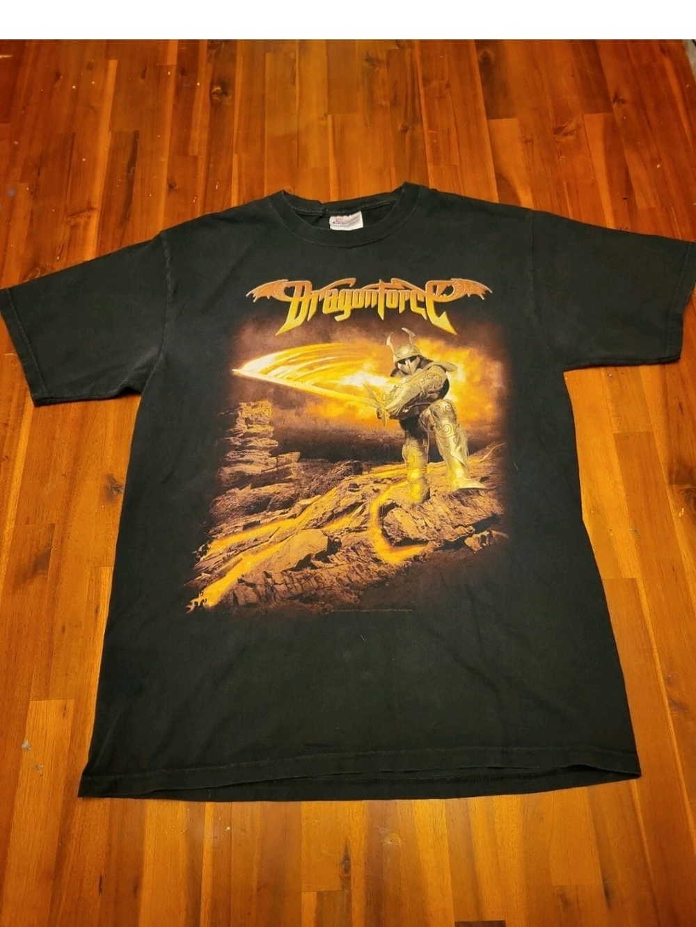 Dragonforce 2006 Fiery Knight Tour T-shirt Medium